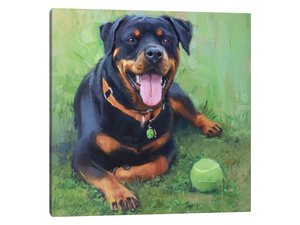 Rottweiler Painting