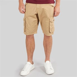 Onfire Mens Cargo Shorts Stone
