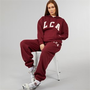 L'amore Couture Womens LCA Athletic Tracksuit Burgundy