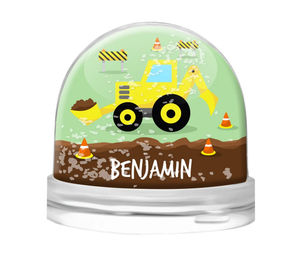 Digger Snow Globe