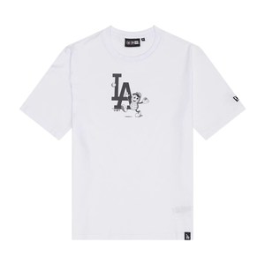 LA Dodgers MLB Food Graphic White T-Shirt