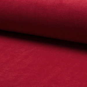 Tissus velours nicky - Rouge
