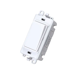 Scolmore Click GM2001PW Gridpro 20A 1 Way Switch Polar White
