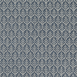 HOUSE Llewelyn-Bowen Oak Leaf Woven Fabric Cornflower