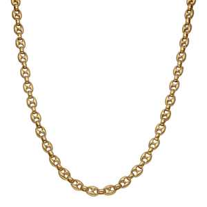 Pre-Owned 9ct Yellow Gold 19.5" Anchor Link Chain Necklace