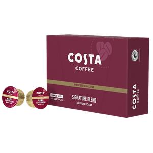 Costa Coffee Signature Blend Medium Roast Mocha Italia Small Shot Podio Capsules Pack of 48 of 8.5 g