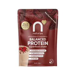 Balanced Protein Superfood Shake - Chocolate & Raspberry (Naturya) 550g