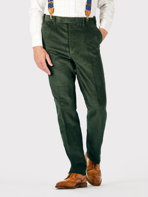 Pine Flat Front Corduroy Pants