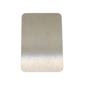 Self Adhesive Blank Escutcheon 70 X 48 mm Satin Stainless Steel
