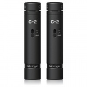 Behringer C-2 Dark Edition Matched Studio Condenser Microphones
