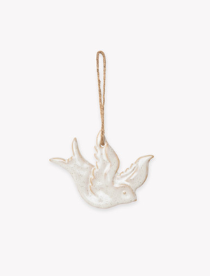 Lille Hanging Bird Tree Decoration White 