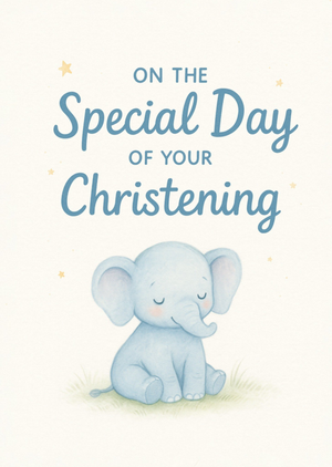 On The Special Day Of Your Christening Card