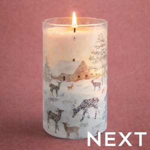 NEXT Deer Pillar Candle