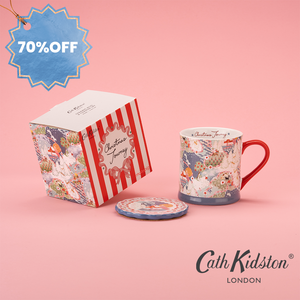 Cath Kidston Christmas Journey Mug & Coaster