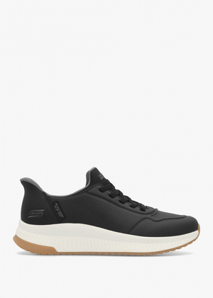 Men’s Slip Ins Bobs Sport Squad 4 Black Trainers