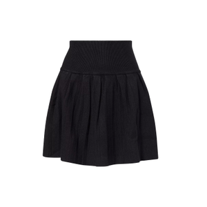 Clemmie Knit Pleated Mini Skirt (M)