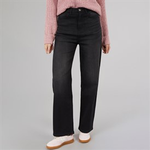 Board Angels Womens Stretch Straight Fit Jeans Black