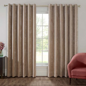 MONROE CHENILLE MUSHROOM 90X90 Curtain