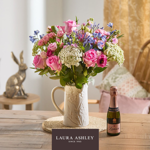 Laura Ashley Bouquet & Lanson 20cl Rosé Gift Set