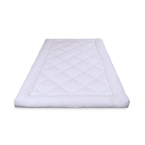 Neo Small Double Mattress Topper Soft Memory Foam Plush Bounce Fibre Breathable Diamond Quilted Fabric Elastic Anti Slip Corner Straps Secure Fit A...