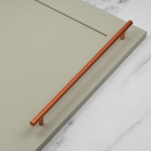 Rose Gold Copper Hexagon Handles & T-Bar Knob - 320mm Handle