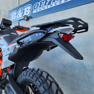 Grab Handles *add on for Tail Rack - KTM 390 Adventure R/Adventure X/Enduro R/SMC R 25-26 - Black PC