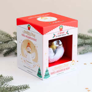 Coffret boule de Noël amigurumi au crochet - L'ange