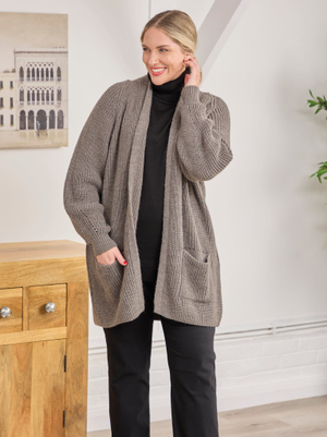Celia Knitted Cardigan - Flint