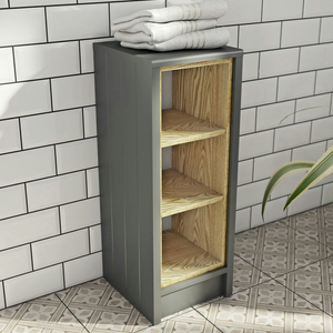 Orchard Dulwich 800 x 300mm Stone Grey Open Storage Unit