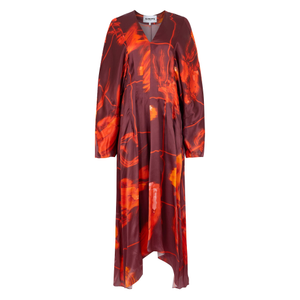 Virginia Dress In Mercury Bouquet Print (M)