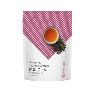 Organic Japanese Kukicha Roasted Twig Loose Tea (Clearspring) 90g