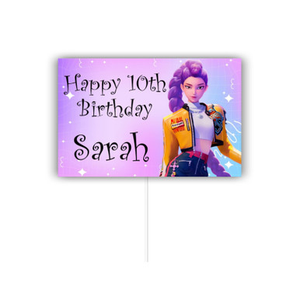 Personalised Rumi K-POP Cake Topper
