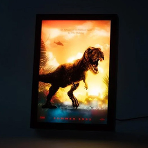 Jurassic Park LED Framed Print
