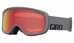 Giro Roam Ski Goggles - Grey Wordmark, Giro Snow Amber Scarlet
