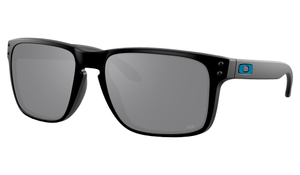 Oakley Holbrook XL Prescription Sunglasses - Polished Black (Blue Icon), Oakley Black Iridium Polarised