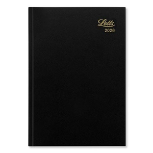 Letts - Standard A5 Week To View Diary 2026 Black
