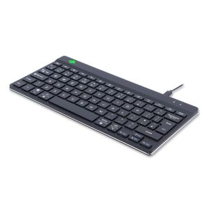 R-Go Compact Break Mini Keyboard (UK, Wired, Black)