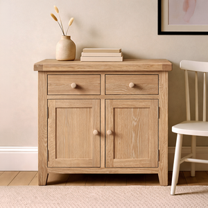 Bath Whitewash Oak Sideboard