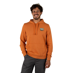 Saltrock Mens Upland Graphic Pop Hoodie - L / Orange