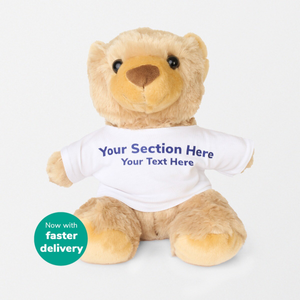 Personalised Bear in a T-Shirt-30cm