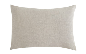 Lazy Linen Pillowcase, Standard Pillow Size, White