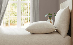 Lazy Linen Extra Deep Fitted Sheet, Superking, Linen