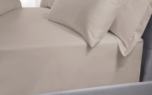 Five Star Hotel Concept Sateen Fitted Sheet, Superking, White