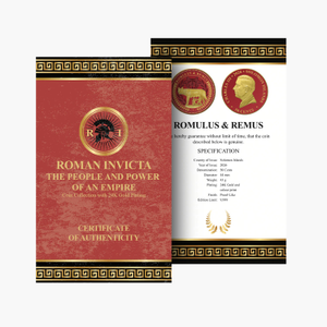 Ancient Rome 2026 Roman Invicta Coin Collection - Romulus & Remus Cert