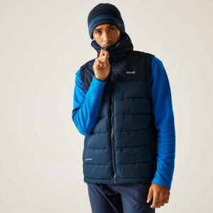 Regatta Mens Aldthorn Hooded Padded Gilet - XL / Moonlight Denim/Navy