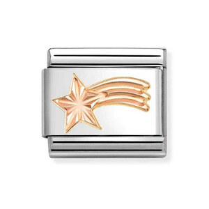 Classic Rose Gold Comet Star Charm