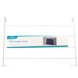 Ashley 2 Pack of 4 Bar Radiator Airers – Strong Laundry Drying Racks with Easy-Clean Coating