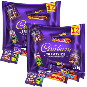 Cadbury Treatsize Bars Bag 223g (Bundle of 2)