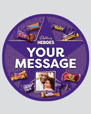 Cadbury Heroes Personalised Tub