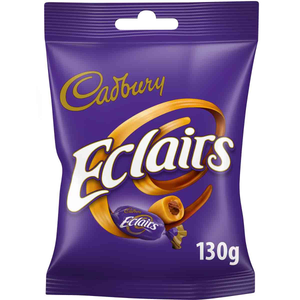 Cadbury Chocolate Eclairs Toffee & Chocolate 130g Bag